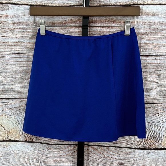 Lands' End Blue Mini A-Line Sarong Cover Up Size S - Picture 8 of 8